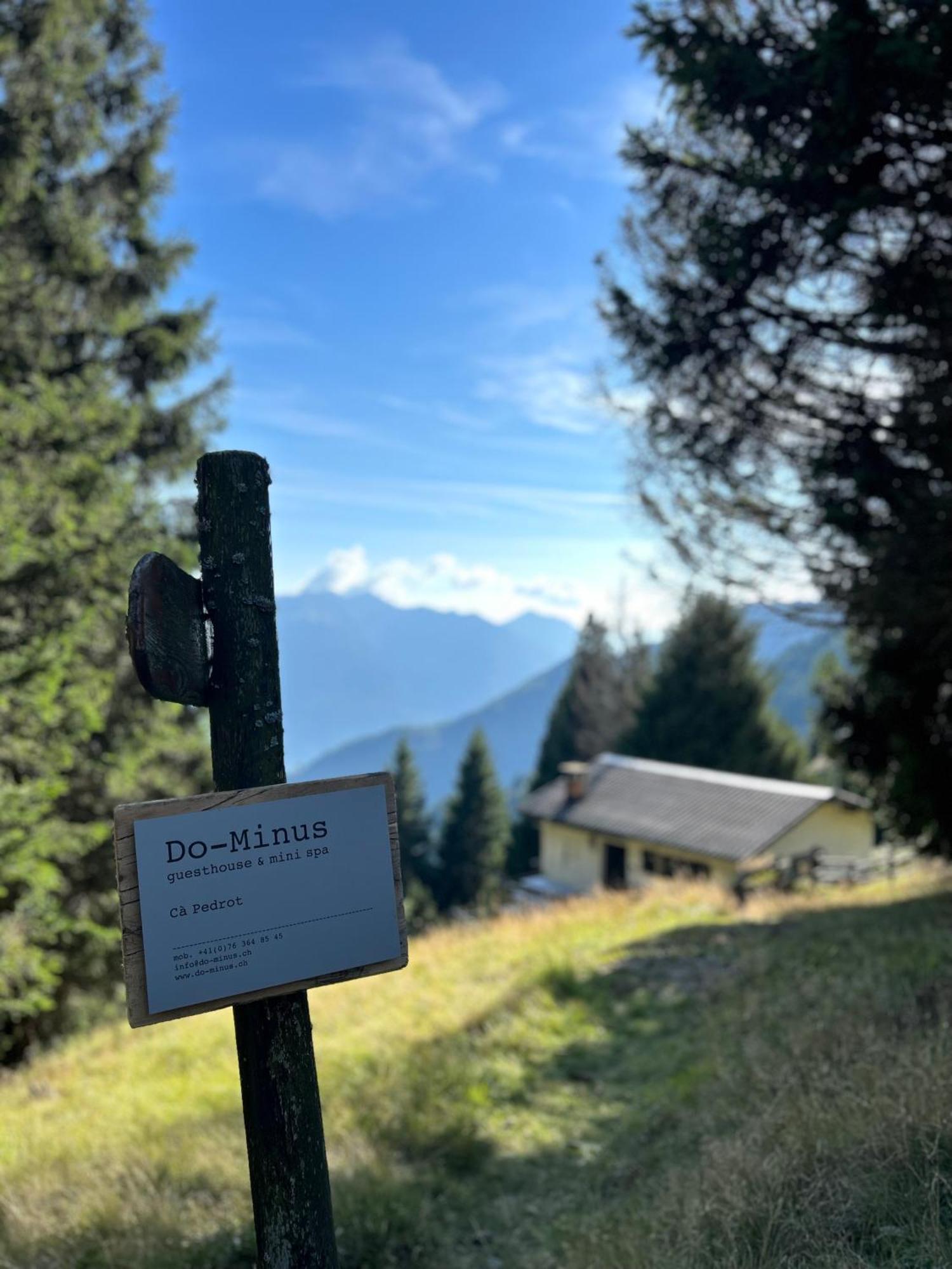 Do-Minus Boutique Home & Private Spa Ca Pedrot Mountain Cottage Monte Carasso ภายนอก รูปภาพ